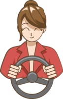 Driver png graphic clipart design