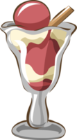 crème glacée sundae png graphique clipart conception