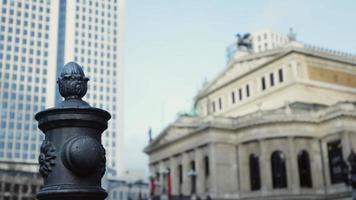 Old Opera House in Frankfurt Germany video