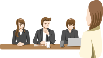 Job Interview png Grafik Clip Art Design