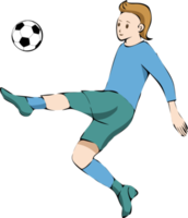 fotboll spelare png grafisk ClipArt design