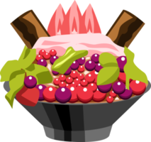 bingsu PNG grafisch clip art ontwerp