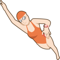 nuoto png grafico clipart design