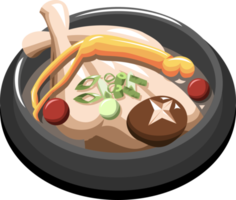 samgyetang PNG grafisch clip art ontwerp