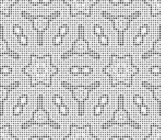 Abstract halftone ornamental geometric background. Pop art style card. Grunge texture. vector