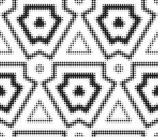 Abstract halftone ornamental geometric background. Pop art style card. Grunge texture. vector