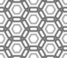 Abstract halftone ornamental geometric background. Pop art style card. Grunge texture. vector