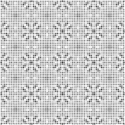 Abstract halftone ornamental geometric background. Pop art style card. Grunge texture.