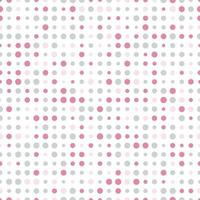 Seamless pattern with grunge halftone dots. Dotted texture. Abstract geometrical pattern of round shape. Screen print. vector