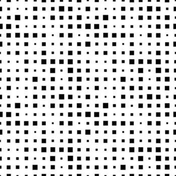 Halftone seamless abstract background with squares. Infinity geometric pattern. vector