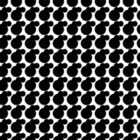 Black and white seamless pattern with dots. Dotted texture. Abstract geometrical pattern of round shape. Screen print. vector
