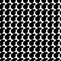 Black and white seamless pattern with dots. Dotted texture. Abstract geometrical pattern of round shape. Screen print. vector