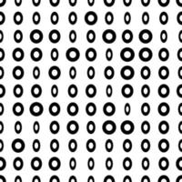 Seamless pattern with grunge halftone dots. Dotted texture. Abstract geometrical pattern of round shape. Screen print. vector