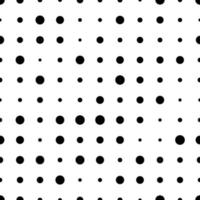 Seamless pattern with grunge halftone dots. Dotted texture. Abstract geometrical pattern of round shape. Screen print. vector