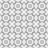 Abstract halftone ornamental geometric background. Pop art style card. Grunge texture. vector