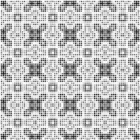 Abstract halftone ornamental geometric background. Pop art style card. Grunge texture. vector
