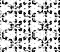 Abstract halftone ornamental geometric background. Pop art style card. Grunge texture. vector