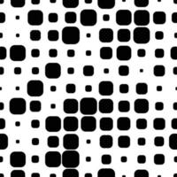 Abstract seamless pattern with grunge halftone square dots. Halftone background. Polka dot infinity. Abstract geometrical pattern of round shape.Screen print. vector