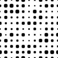 Abstract seamless pattern with grunge halftone square dots. Halftone background. Polka dot infinity. Abstract geometrical pattern of round shape.Screen print. vector