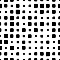 Abstract seamless pattern with grunge halftone square dots. Halftone background. Polka dot infinity. Abstract geometrical pattern of round shape.Screen print. vector