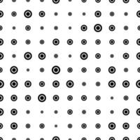 Seamless pattern with grunge halftone dots. Dotted texture. Abstract geometrical pattern of round shape. Screen print. vector