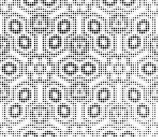 Abstract halftone ornamental geometric background. Pop art style card. Grunge texture. vector