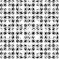 Abstract halftone ornamental geometric background. Pop art style card. Grunge texture. vector