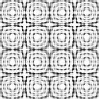 Abstract halftone ornamental geometric background. Pop art style card. Grunge texture. vector