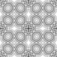 Abstract halftone ornamental geometric background. Pop art style card. Grunge texture. vector