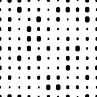 Seamless pattern with grunge halftone dots. Dotted texture. Abstract geometrical pattern of round shape. Screen print. vector