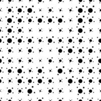 Seamless pattern with grunge halftone dots. Dotted texture. Abstract geometrical pattern of round shape. Screen print. vector