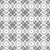 Abstract halftone ornamental geometric background. Pop art style card. Grunge texture. vector