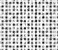 Abstract halftone ornamental geometric background. Pop art style card. Grunge texture. vector