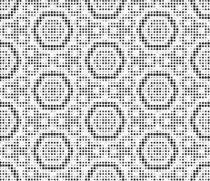Abstract halftone ornamental geometric background. Pop art style card. Grunge texture. vector