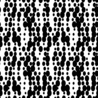 Black and white seamless pattern with halftone dots. Dotted texture. Abstract geometrical pattern of round shape. Screen print. vector