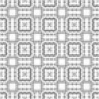 Abstract halftone ornamental geometric background. Pop art style card. Grunge texture. vector