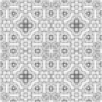 Abstract halftone ornamental geometric background. Pop art style card. Grunge texture. vector