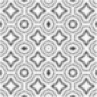 Abstract halftone ornamental geometric background. Pop art style card. Grunge texture. vector
