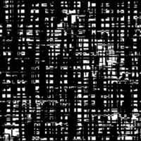 Abstract black and white glitch seamless pattern. Geometric background. vector