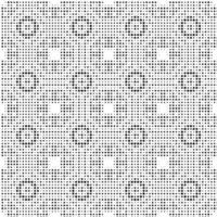 Abstract halftone ornamental geometric background. Pop art style card. Grunge texture. vector