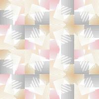 Abstract halftone seamless pattern. Background with striped texture. Geometric mosaic, tile. vector