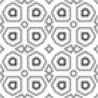Abstract halftone ornamental geometric background. Pop art style card. Grunge texture. vector