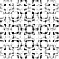 Abstract halftone ornamental geometric background. Pop art style card. Grunge texture. vector