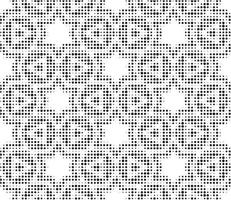 Abstract halftone ornamental geometric background. Pop art style card. Grunge texture. vector