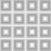 Abstract halftone ornamental geometric background. Pop art style card. Grunge texture. vector