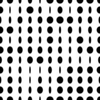 Seamless pattern with grunge halftone dots. Dotted texture. Abstract geometrical pattern of round shape. Screen print. vector