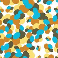 Festive pattern with colorful little circles. Chaotic polka dot background. Abstract round seamless pattern. Dotted texture. vector