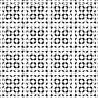 Abstract halftone ornamental geometric background. Pop art style card. Grunge texture. vector