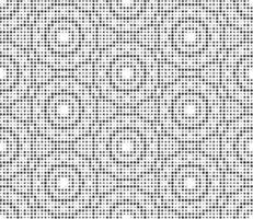 Abstract halftone ornamental geometric background. Pop art style card. Grunge texture. vector