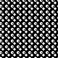 Black and white seamless pattern with dots. Dotted texture. Abstract geometrical pattern of round shape. Screen print. vector